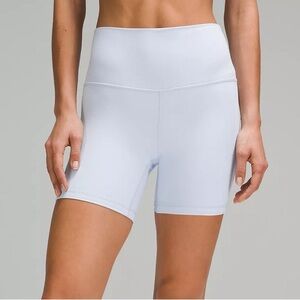 Lululemon align 6” shorts (windmill blue, 6)